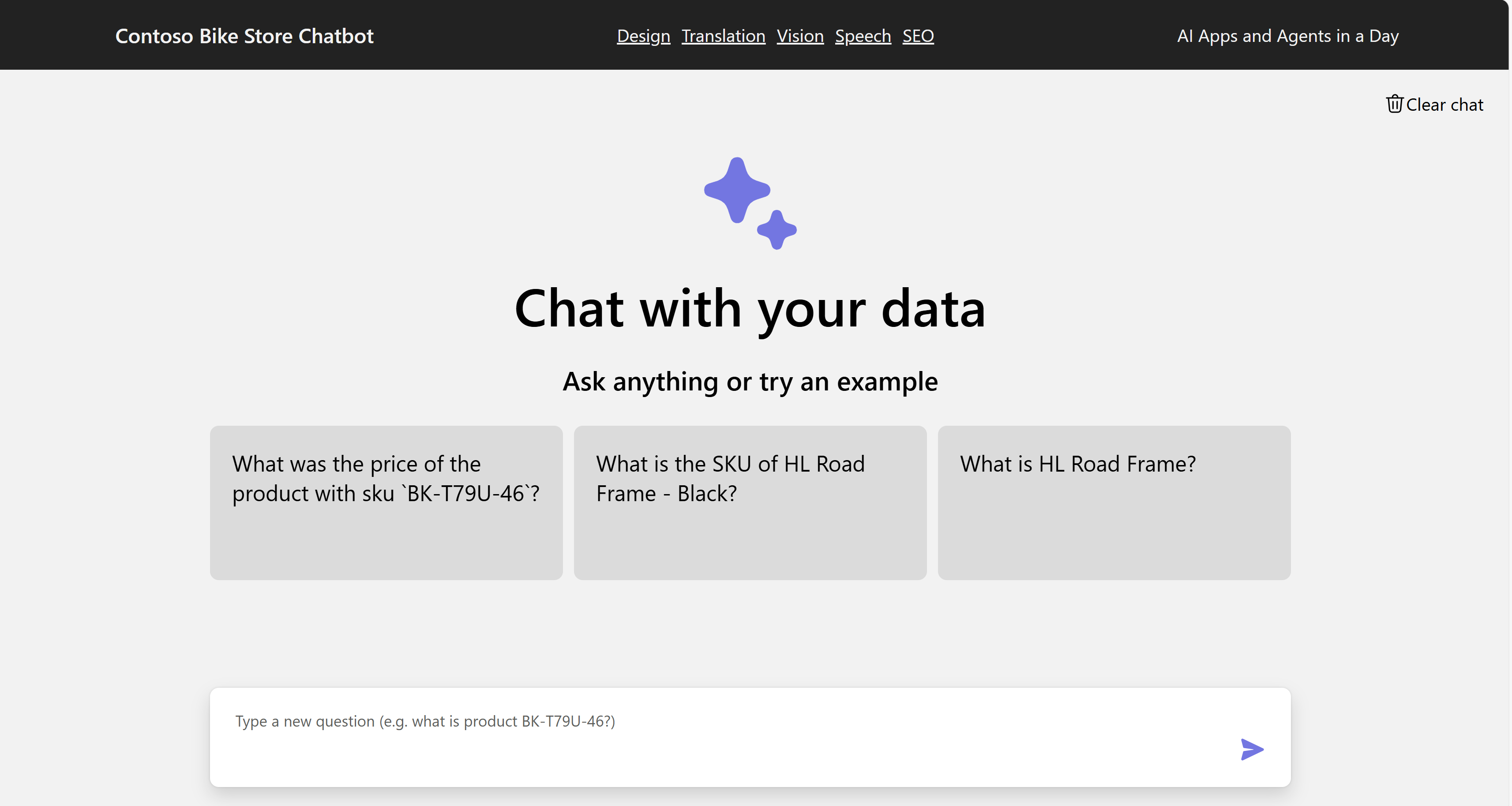 Front-end Web Application User Interface
